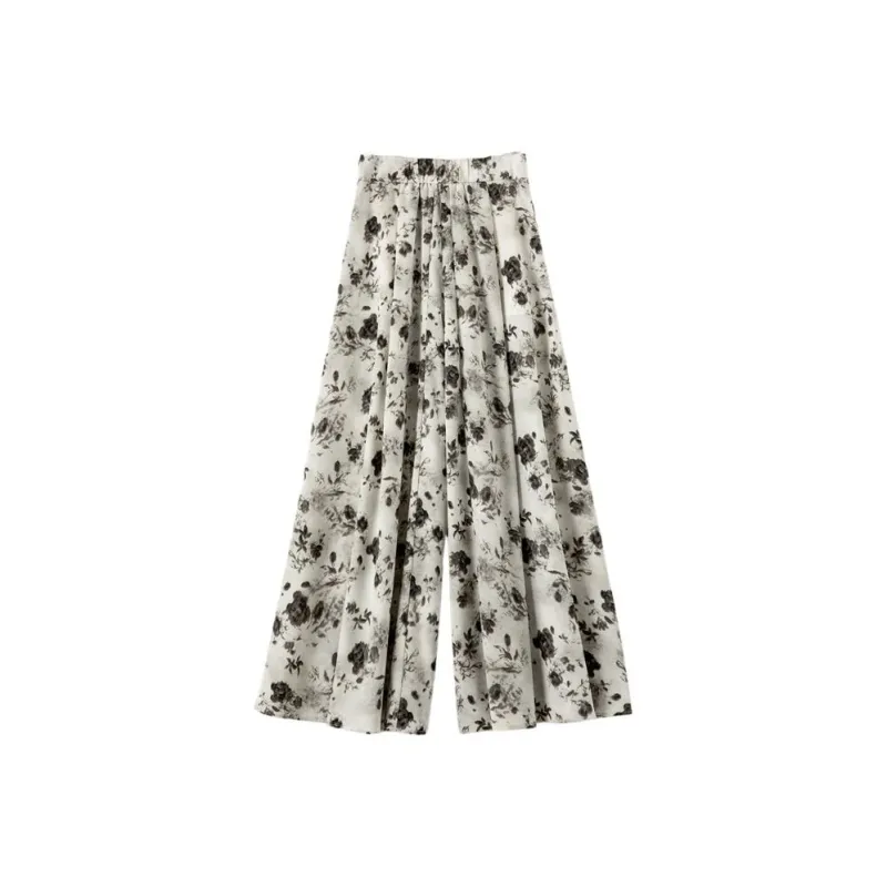 Late White Casual Pants Women's-1