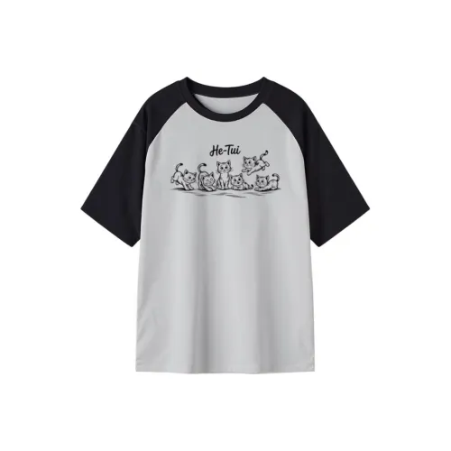 FAIRWHALE Drop Shoulder Sleeve T Shirt Women's