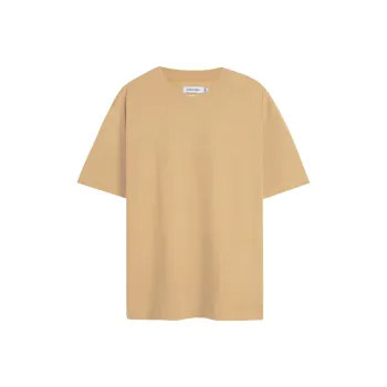 CALVIN KLEIN T Shirt Men's Wheat Straw Yellow