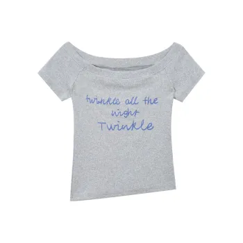 SUSANSAN T Shirts Women's Gray