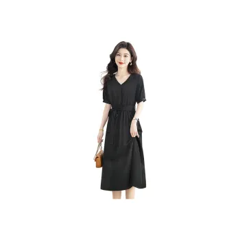 Cypress House Short Sleeved Dress Women's Black