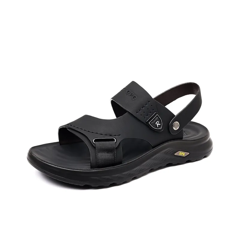 EGCHI Beach Sandals Men Black/Gray-0