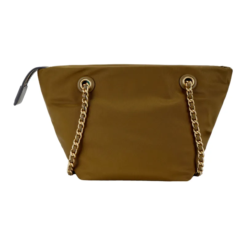 TORY BURCH Ella Recycled Nylon Crossbody Bag Shoulder Bag Small Size Women's Reddish Umber-2