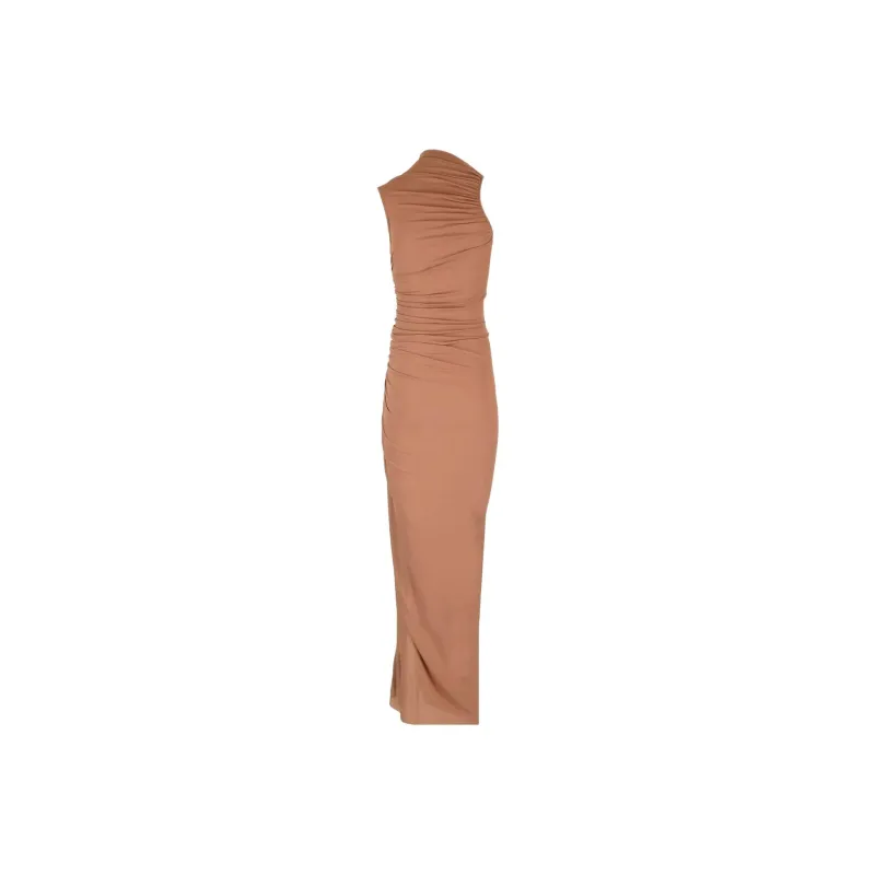 RICK OWENS Lilies Svita Ruched Maxi Dress-1