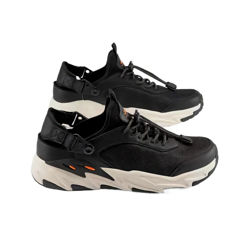 Jeep Outdoor Life Breathable Low Top Hiking Shoes Men's Black-2