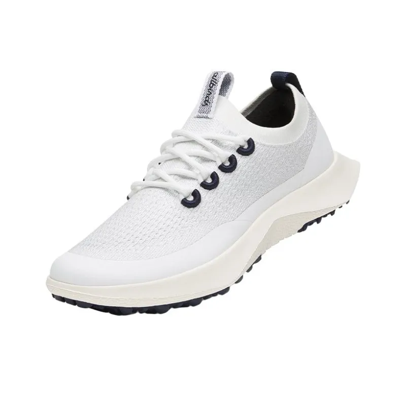 Allbirds Tree Dasher 2 Shock Absorbers With Slip Resistant Features Low Top Running Shoes Women's Polar White-1