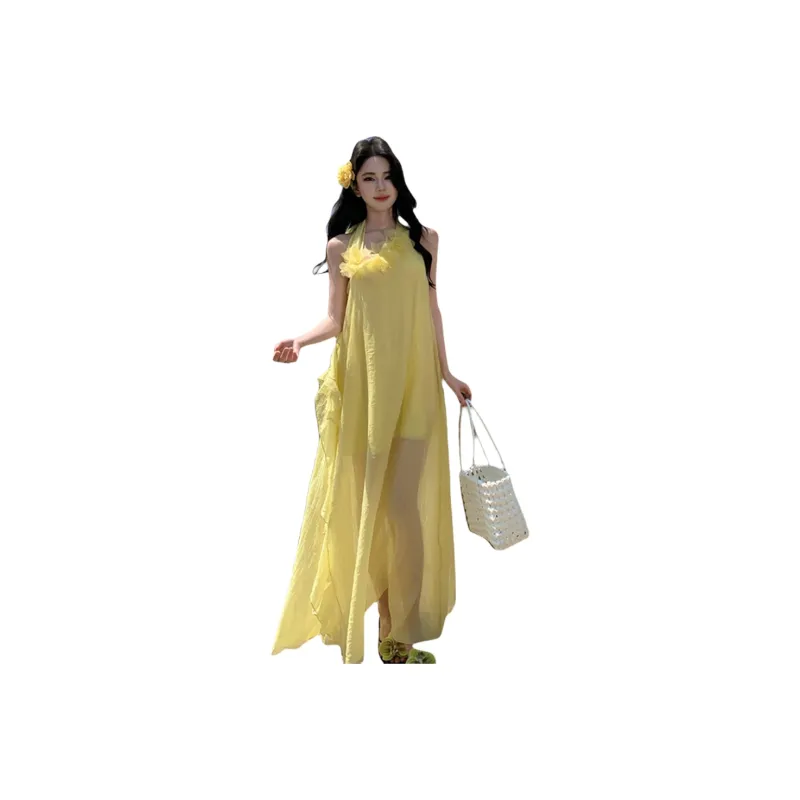 FLIM Sleeveless Dresses Women's-7