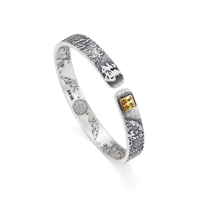 COLIMIDA S999 Fine Silver Bangles Men's-4
