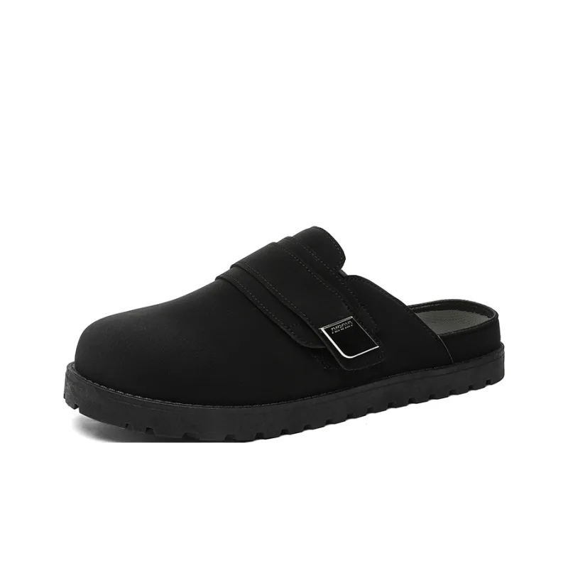 ROBINHOOD Quiet Odor Resistant Abrasion Resistant Slip Resistant Antibacterial Closed Toe Slippers Men's Box Included-12