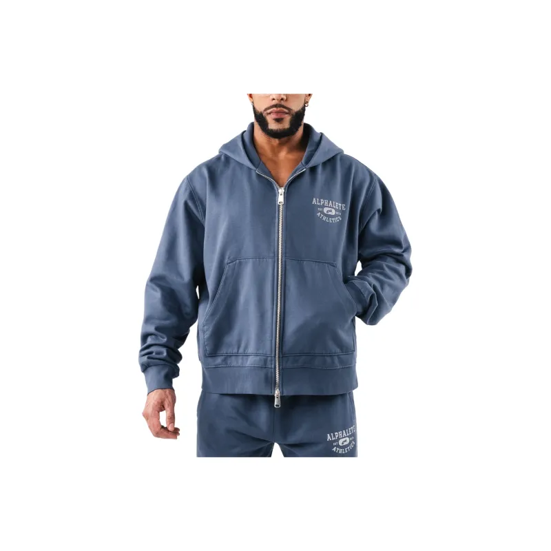 ALPHALETE Member Vintage Zip Up Sweatshirt Men's-8
