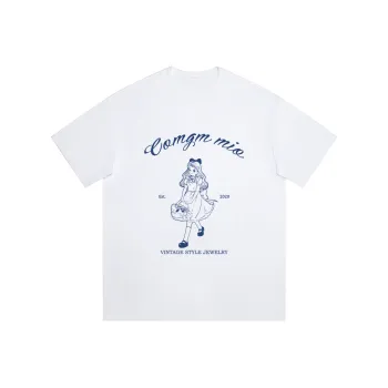 COMGM Drop Shoulder Sleeve T Shirt Women's