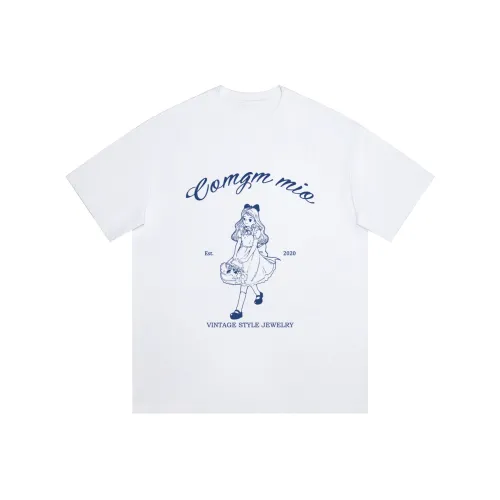 COMGM Drop Shoulder Sleeve T Shirt Women's