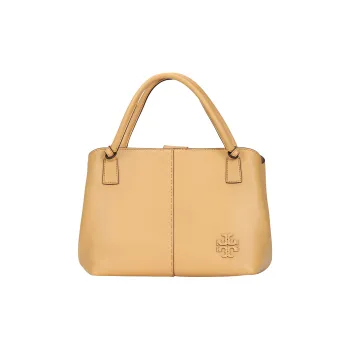 TORY BURCH McGraw Cow Leather Shoulder Bag, Crossbody Bag, Handbag Women's Jackfruit Yellow