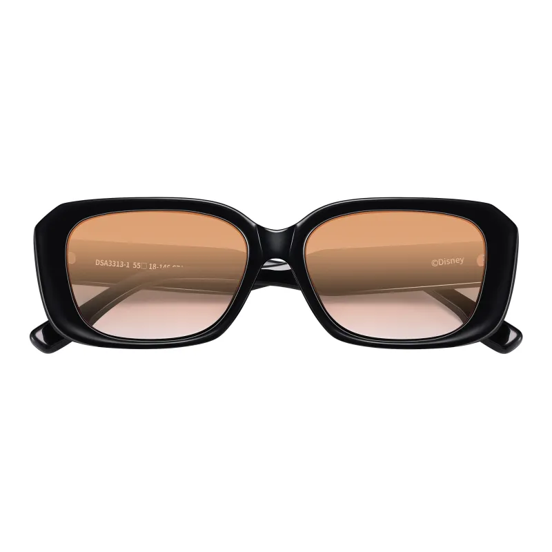Disney TR90 Square Sunglasses Unisex Black-5