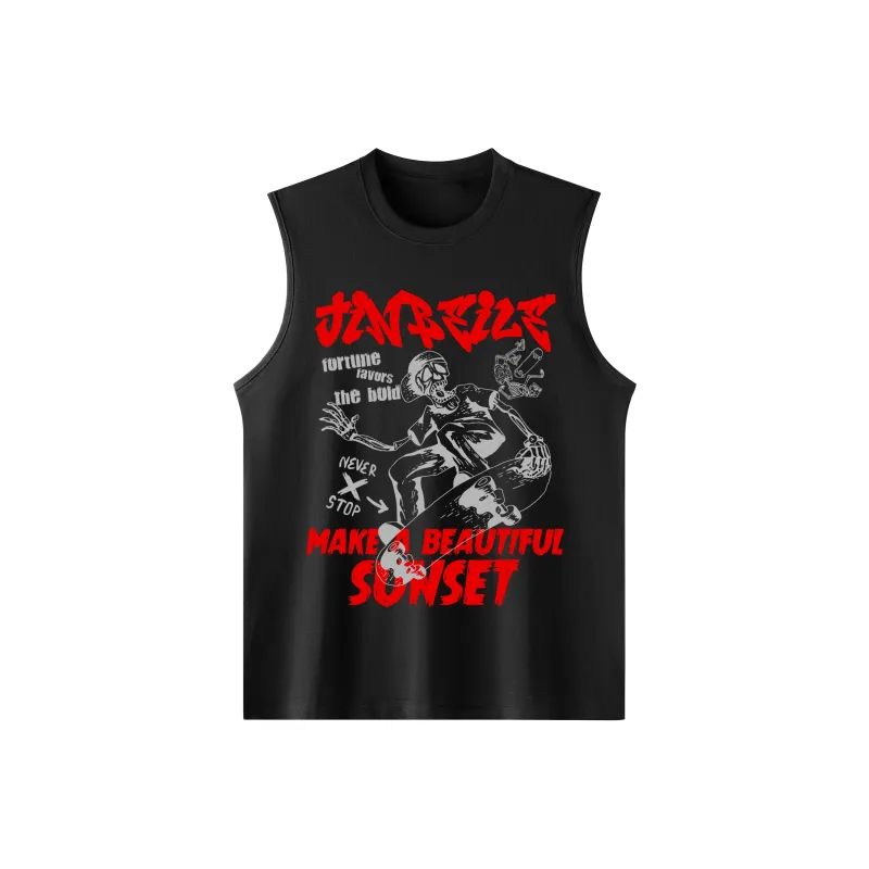 JINBEILE Tank Tops Unisex-0