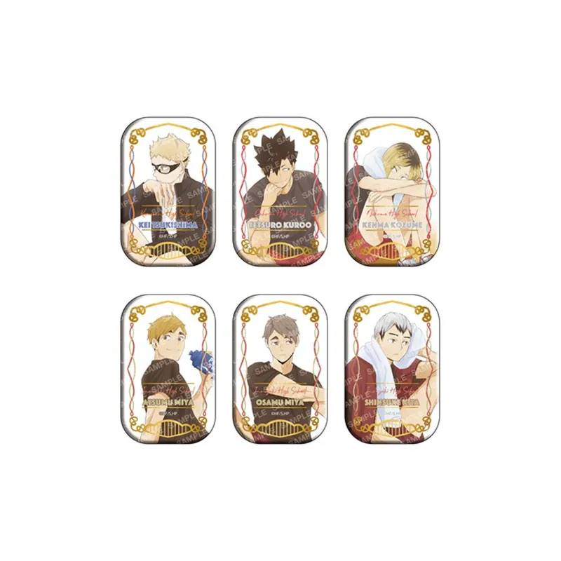 COMMON PROJECTS Shoyo Hinata, Tobio Kageyama, Katsuyuki Asahi Haikyuu!! Square Can Badges-2
