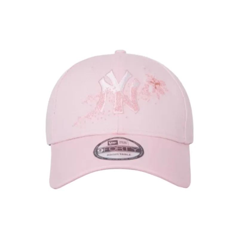New Era Cotton, Polyester Baseball Caps Unisex Pink-1
