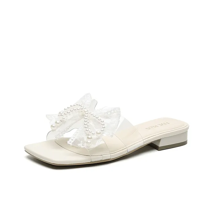 FIVE PLUS Rubber Sole Slide Slippers Women's-1
