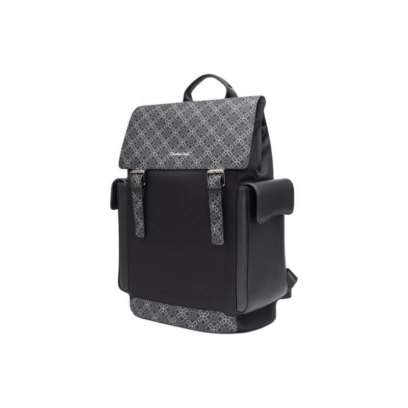 Chrisdien Deny Fabric Backpack Men's Black-1