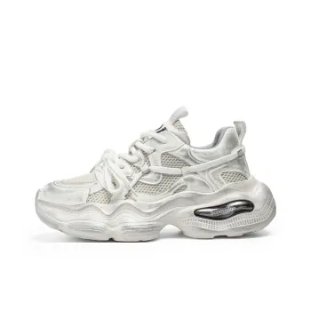SUPEREDGE Slip Resistant And Abrasion Resistant Coverage Low Top Chunky Sneakers Men's