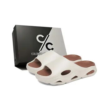 Colorful Creations EVA Cut Out Quiet, Slip Resistant, Odor Resistant Slide Slippers Men's