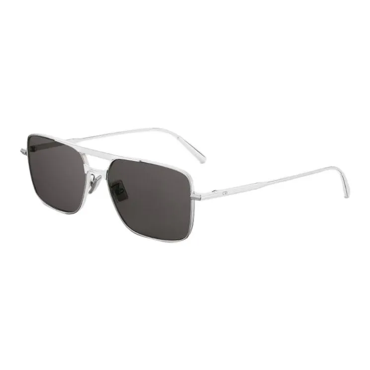 DIOR Metal Aviator Sunglasses Unisex Silver-0