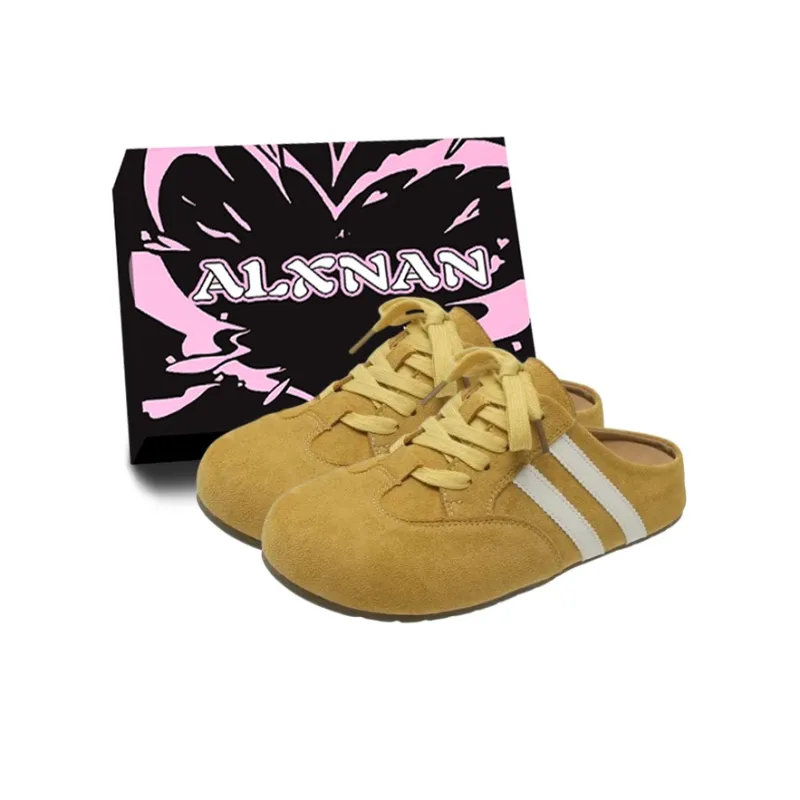 Alxnan Odor Resistant Closed Toe Slippers Women's Box-6