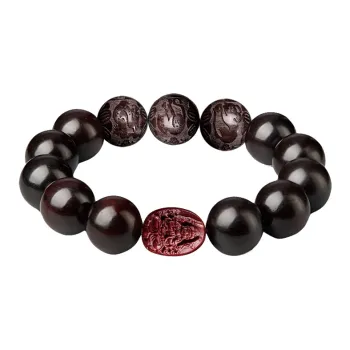 Yi Mingju Red Sandalwood Bracelets Unisex