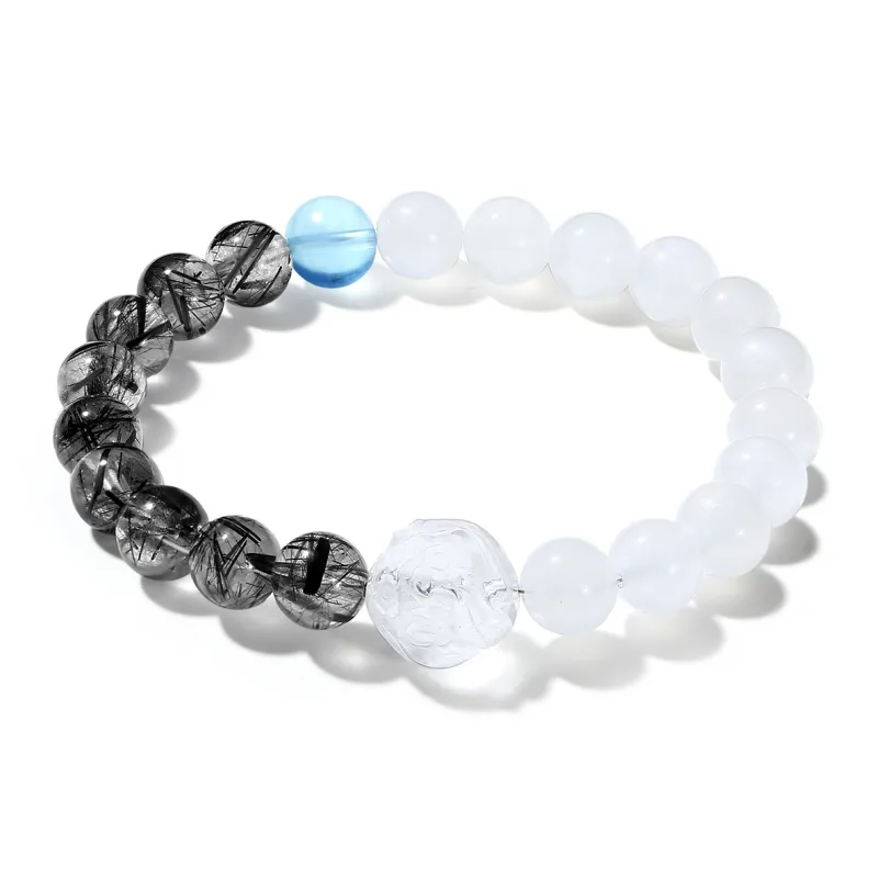 ZKY Obsidian Jade Bracelets Unisex-4