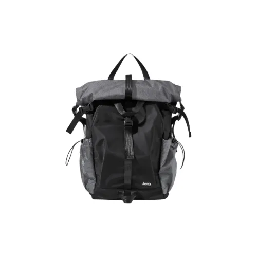 Jeep Nylon Backpack Tubas Unisex Multicolor