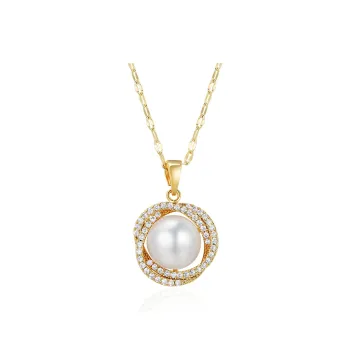 QIMEILA Copper Alloy Necklaces Women's