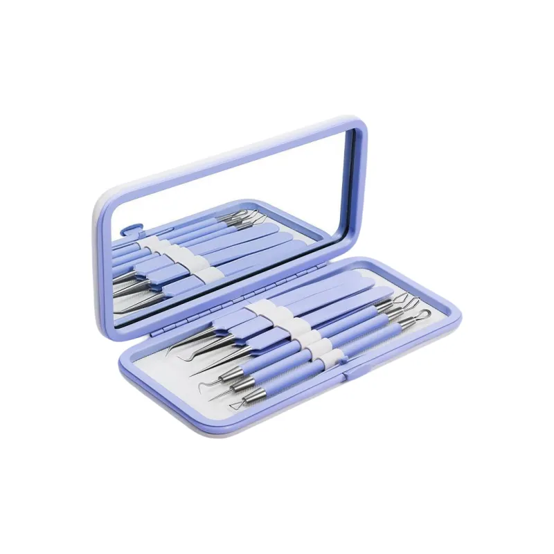 XIAOTIANLAI Pimple Extractor Blackhead Extractor Set Tools Cell Pincher Tweezers Pore Cleanser Beauty Salon 6 Pcs Set-5