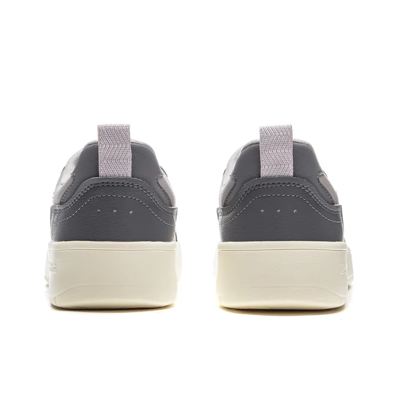 LiNing Spike Years Anti Slip Wear Resistant Low Top Skateboard Shoes Men's Gray-5