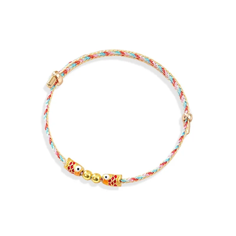 Inkopper Fabric Rope Bracelets Unisex-0