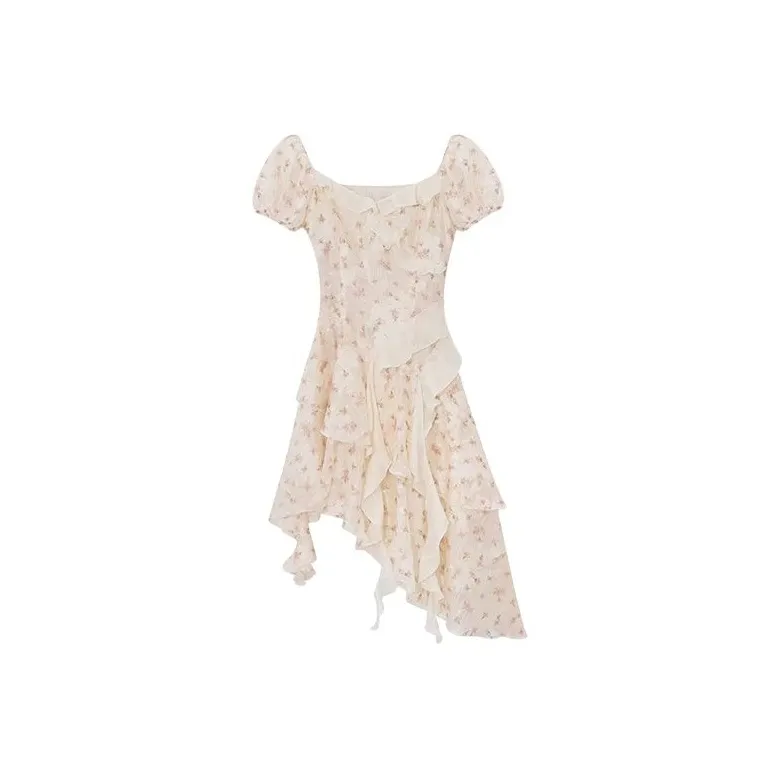 DOSOHEB Short Sleeved Dress Women's-1