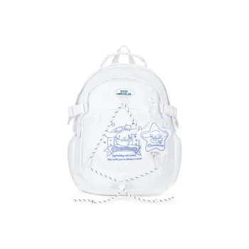 Hello Kitty Sanrio Series Polyester Backpack Medium Size Women's White