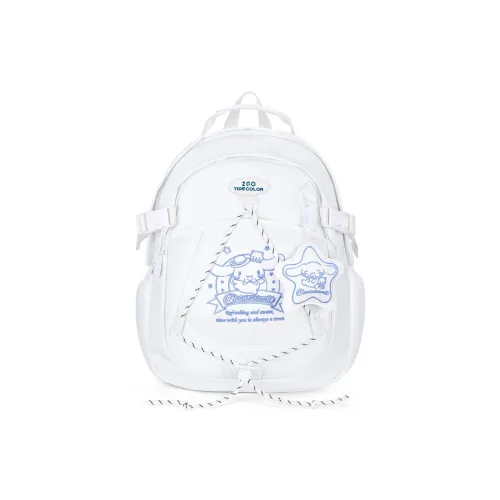 Hello Kitty Sanrio Series Polyester Backpack Medium Size Women's White