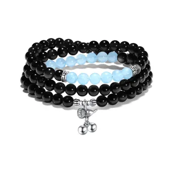 PUTUOSHANWENCHUANG Obsidian Bracelets Unisex