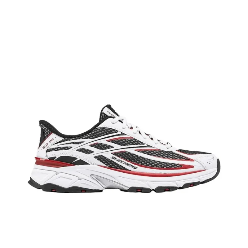 Skechers SPORT MENS Shock Absorbers With Slip Resistant Features Low Top Casual Shoes Men's White-1