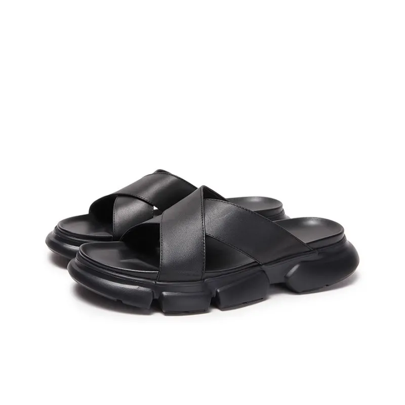 Bansley Slide Slippers Men's Black-2