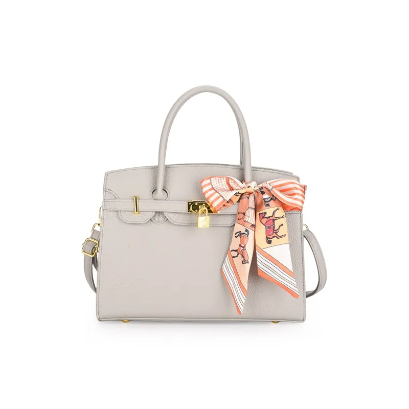 Yalu PU One Shoulder Handbag Women's White/Gray/Black/Khaki/Brown-4