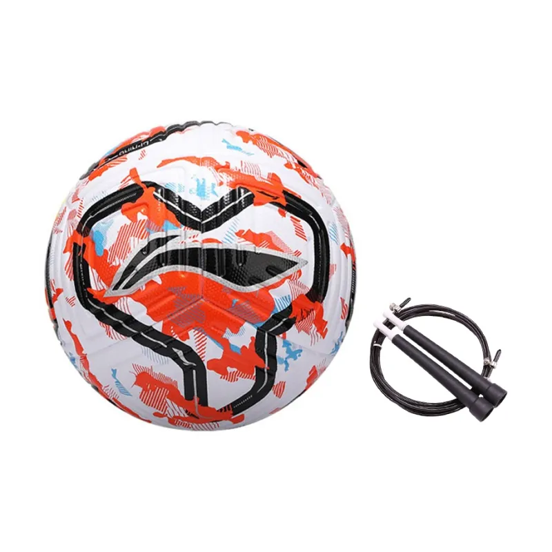 LiNing Size 5 Soccer TPU Seamless Thermal bonding Unisex White Orange Blue-20