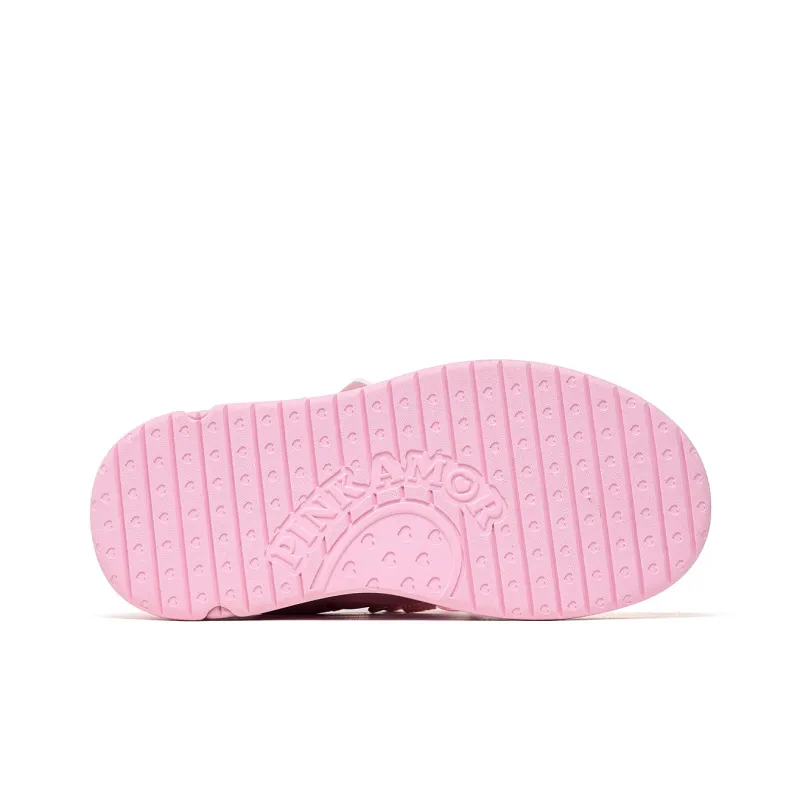 PINK AMOR Height Increasing Low Top Skateboard Shoes Unisex Pink-5