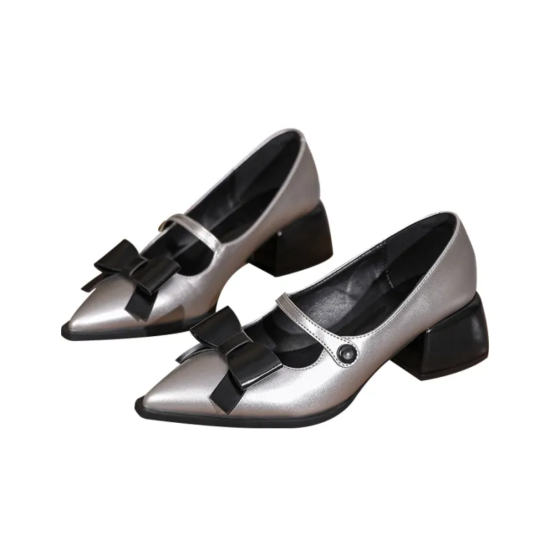 TADSW Chunky Heel High Heels Women's-4