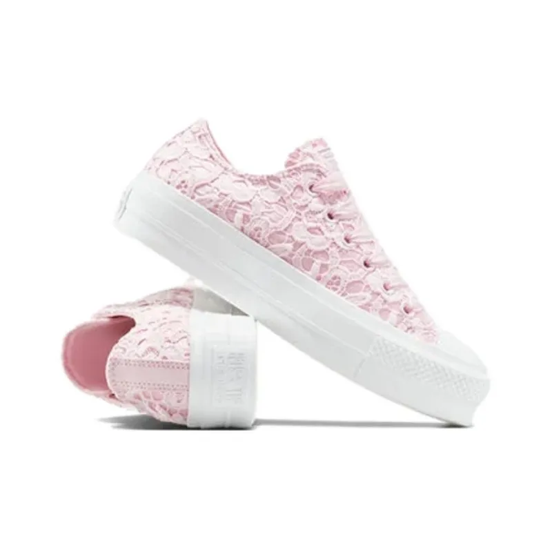 Converse Chuck Taylor All Star Abrasion Resistant Low Top Canvas Shoes Women's Pink-3