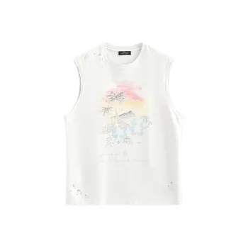 Ed Hardy Tank Tops Men Ivory White
