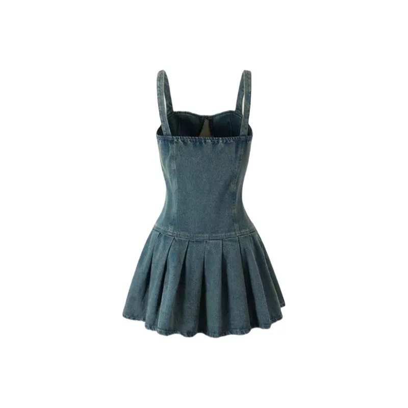 KYKW Slip Dresses Women's Blue-1