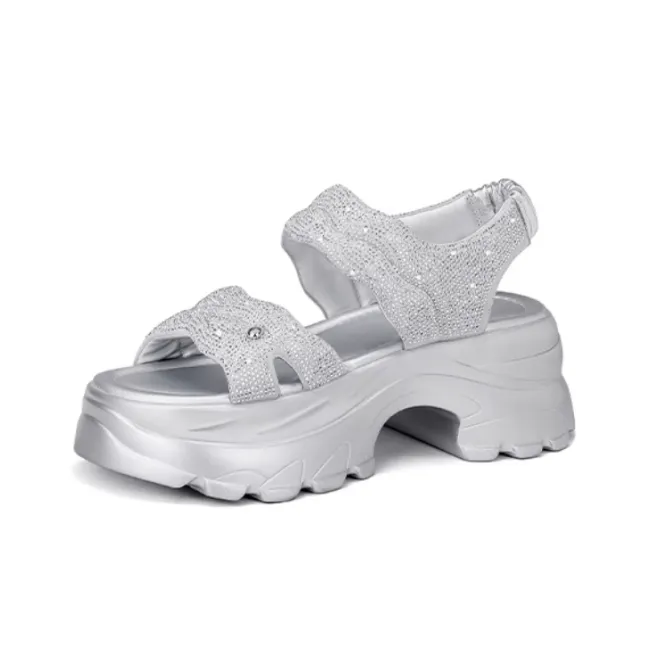 JESSICA SOPHIA One Strap Sandals 6cm Women's Silver-0