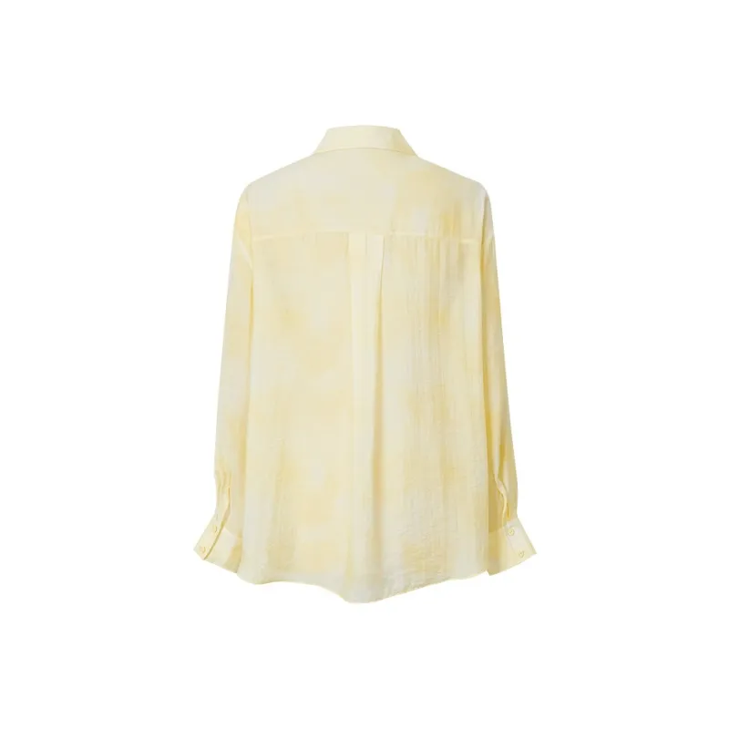 Hopeshow Shirts Women's Pink Yellow 201-1