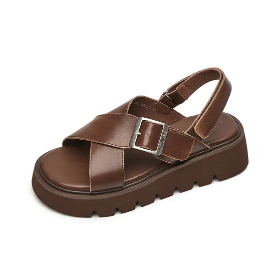 Millies Beach Sandals Women's Black, Brown-5